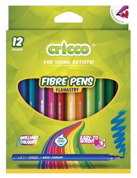 FLAMASTRY CRICCO 12KOL OP. KARTON /CR380K12