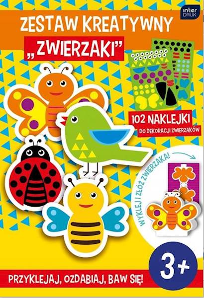 KSIĄŻECZKA KREATYWNA ZWIERZAKI Z NAKL. INTERDRUK