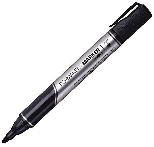 MARKER PERMANENTNY OKRĄGŁY CZARNY RYSTOR /RSP0120