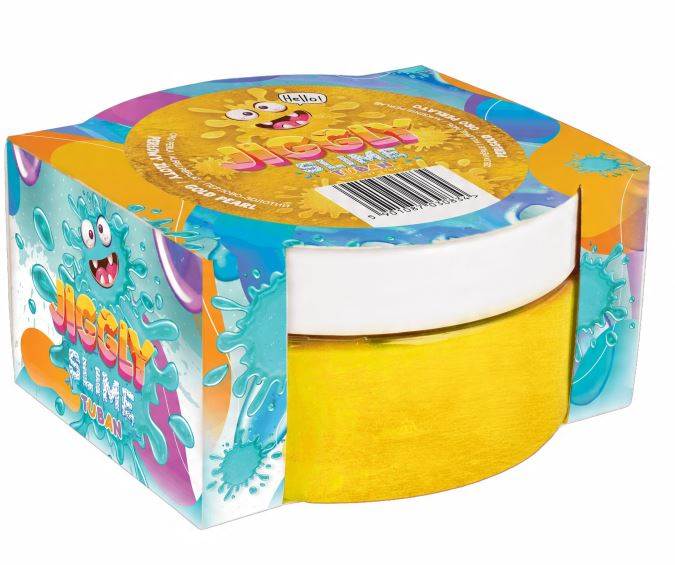 JIGGLY SLIME ZŁOTY PERŁOWY 200G TUBAN