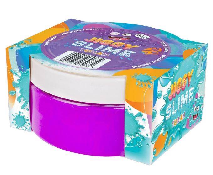 JIGGLY SLIME FIOLETOWY PERŁOWY 200G TUBAN