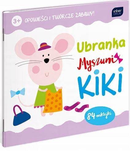 KOLOROWANKA Z NAKLEJKAMI MYSZUNIA KIKI 2 INTERDRUK