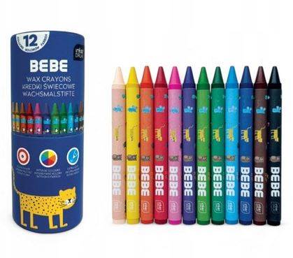 KREDKI ŚWIECOWE 12KOL BEBE KIDS /INTERDRUK