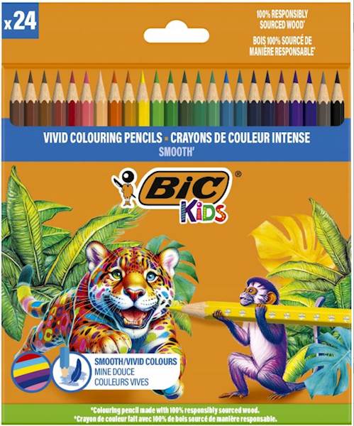 KREDKI BIC SMOOTH ECO 24KOL