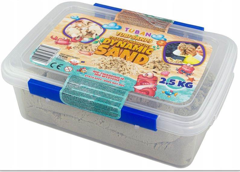 PIASEK DYNAMICZNY 2,5KG NATURALNY TUBAN