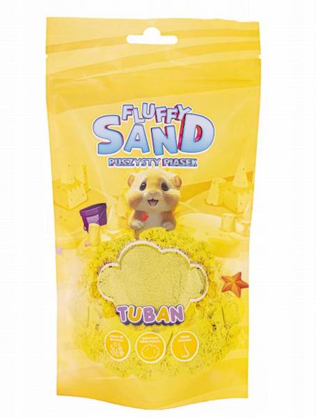 PIASEK FLUFFY 90G ŻÓŁTY TUBAN