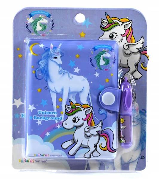 NOTES 8*10CM + DŁUGOPIS MINI UNICORN BLISTER MIDEX
