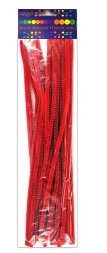 DRUCIKI KREATYWNE 30CM CZERWONE A'25SZT /KSDR-018