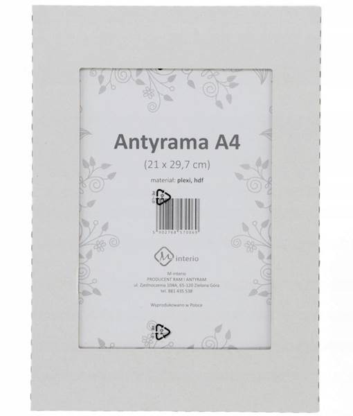 ANTYRAMA 21x29,7 A4 PLEXI /ANP21x29.7 MB