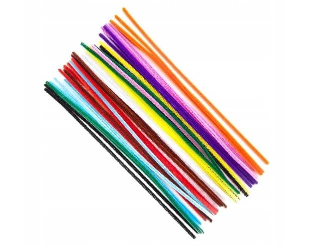 DRUCIKI KREATYWNE 30CM 40SZT MIX KOLOR /KSDR-001