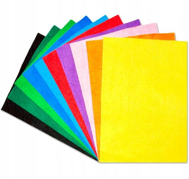 FILC DEKORACYJNY 20*30CM A'10SZT MIX KOLOR ALIGA