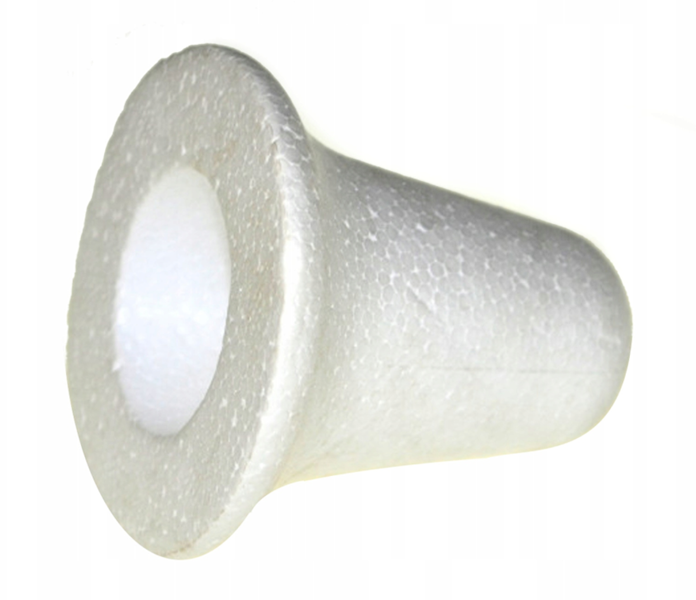 DEKORACJA STYROPIANOWA DZWONEK 90MM 