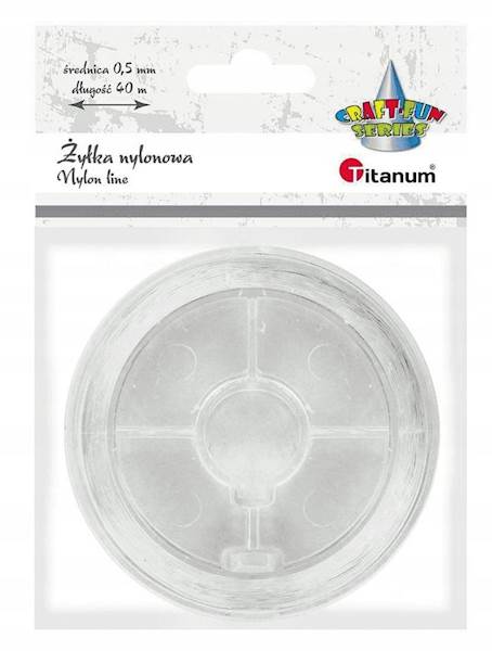 ŻYŁKA ELASTYCZNA 0,4MM 60M BEZBARWNA ALIGA/DA-6004