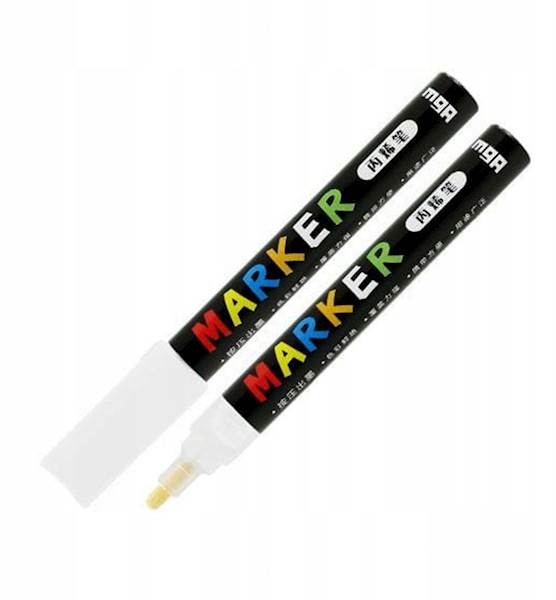 MARKER AKRYLOWY 1-2MM BIAŁY (0) MG