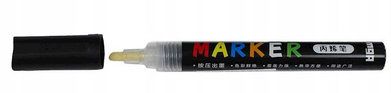 MARKER AKRYLOWY 1-2MM CZARNY (9) MG