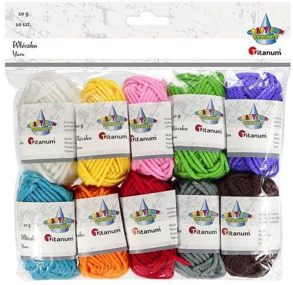 WŁÓCZKA 10X10G MIX TITANUM /439993