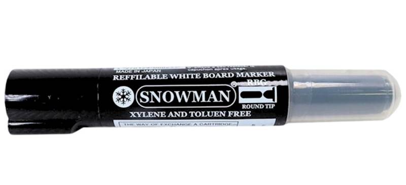 MARKER SUCHOŚCIERALNY RBG NA WKŁADY CZARNY SNOWMAN