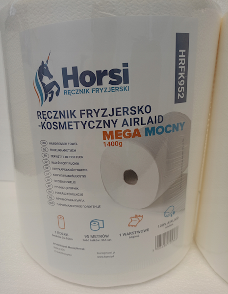 RĘCZNIK PAPIEROWY FRYZJER AIRLAID H25CM 95mb 1400g