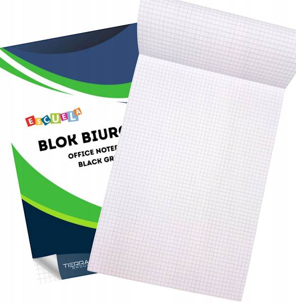 BLOK BIUROWY A5 KRATKA 100K ESCUELA /TRES