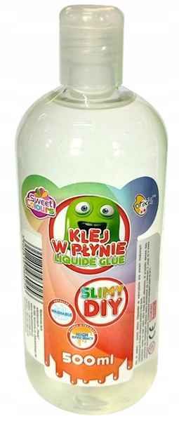 KLEJ W PŁYNIE PVA SLIMY DIY 500ML SWEET COLOURS