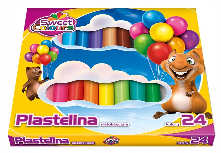 PLASTELINA 24KOL SWEET COLOURS