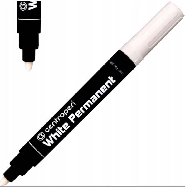 MARKER PERMANENTNY BIAŁY 2,5mm CENTROPEN /8586