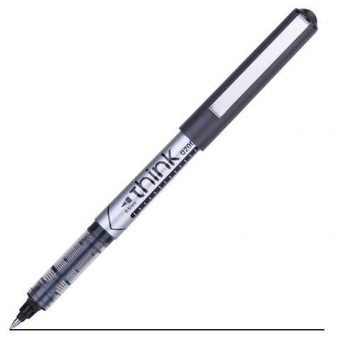 PIÓRO KULKOWE 0,5MM THINK CZARNE DELI