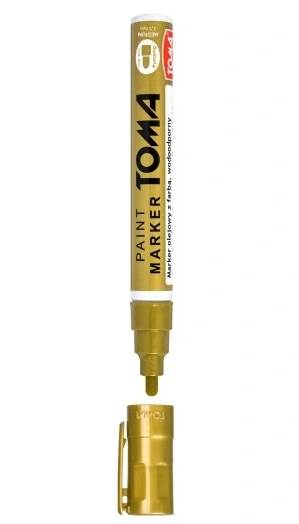 MARKER OLEJOWY GRUBY 2.5mm SŁONECZNY ZŁOTY TOMA