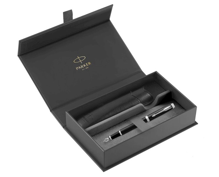 ZESTAW PARKER PIÓRO LACQUER F BLK CT+ ETUI EKO SK.