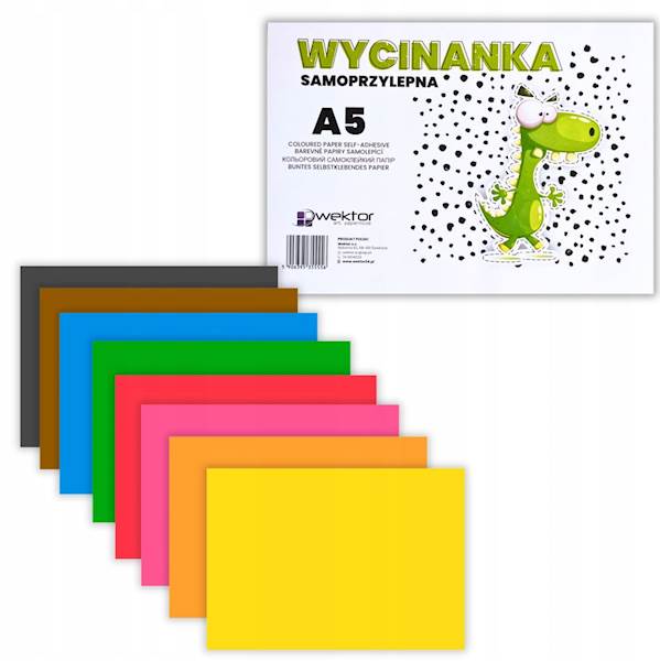 WYCINANKA SAMOPRZYLEPNA A5 WEKTOR