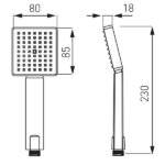 RĄCZKA FERRO AMIGO VERDELINE 1F  S190VL-B