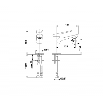 BAT.KFA AMAZONIT UMYW.STOJ.4622-815-00