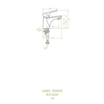 BAT.KUCHINOX RONDO UMYWALKA BLX022D