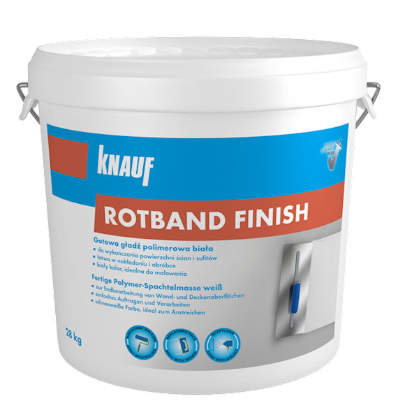 GŁADŹ  KNAUF  ROTBAND FINISH op.3kg.MASA