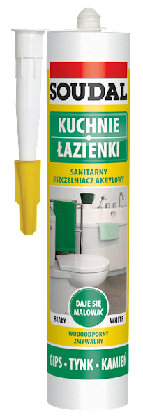 AKRYL SANITARNY  BIAŁY  280ml SOUDAL
