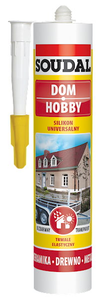 SILIKON UNIWERSALNY SZARY 280 ml. SOUDAL