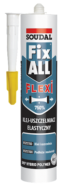 KLEJ USZCZELNIACZ  FIX ALL  BIAŁY 290 ml SOUDAL