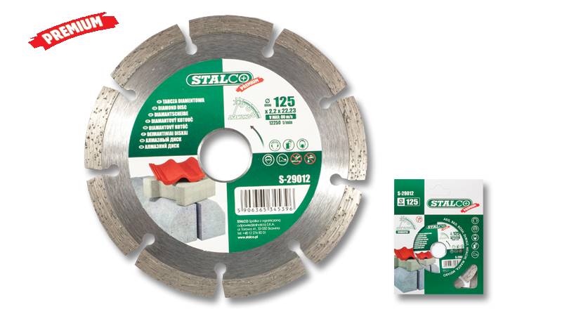 TARCZA DIAMENTOWA 125MM PREMIUM SEGMENT S-29012