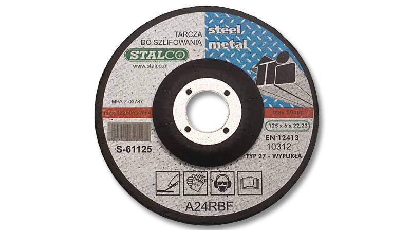TARCZA DO SZLIFOWANIA METALU 230x6,0
