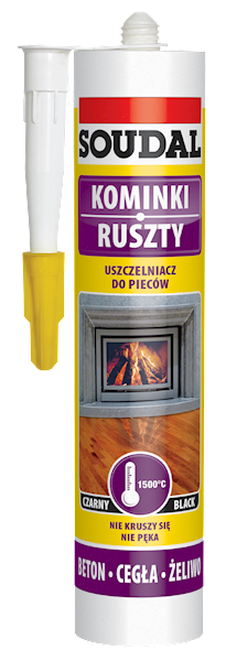 USZCZELNIACZ DO PIECÓW ANTRACYT SOUDAL 280 ML