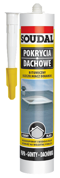 USZCZ. DEKARSKI  BITUMICZNY  CZARNY 280ml SOUDAL