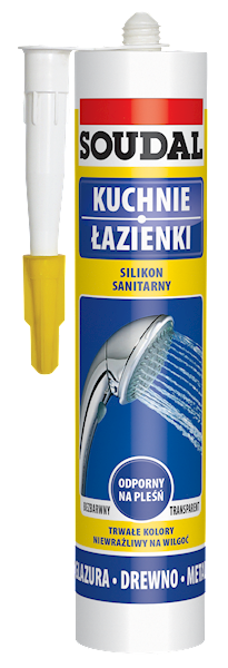 SILIKON SANITARNY BEŻOWY  280 ml SAOUDAL