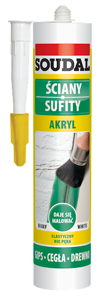AKRYL SZARY SOUDAL 280 ML