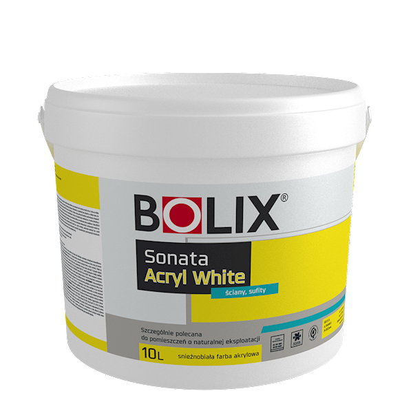 BOLIX SONATA ACRYL WHITE 10 L