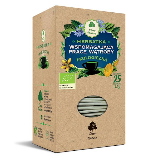 Herbatka wspomagająca pracę wątroby fix Dary Natur
