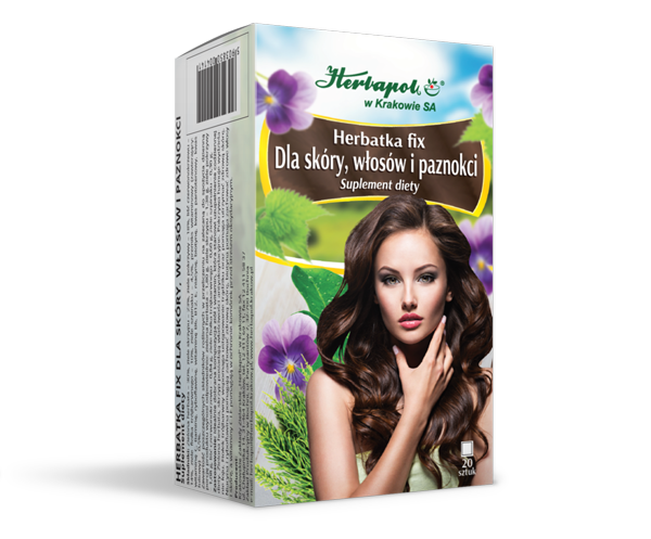 Herbata Skóra włosy paznokcie fix Herbapol