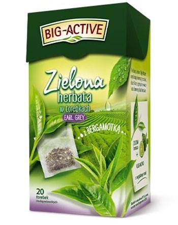Herbata zielona z bergamotką fix Big Active