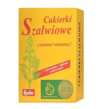 Cukierki Reutter Szałwiowe z miodem 50g