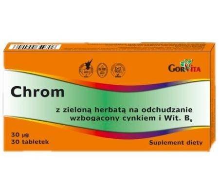 Chrom z zieloną herbatą 30tabl GorVita