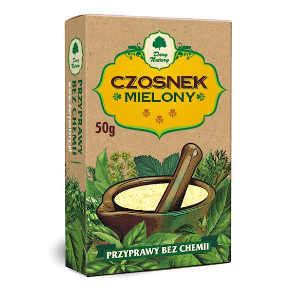 Czosnek mielony 50g Dary Natury